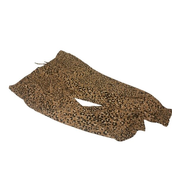 NWOT Skinny Girl Animal Print Pants with Elastic Hem. Sz 2X - Picture 3 of 4